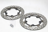 06-09 YAMAHA YZF R6S OEM FRONT BRAKE DISC ROTORS PAIR