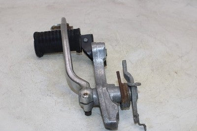 1980 YAMAHA XS850 OEM RIGHT REAR BACK PASSENGER FOOT PEG REST W BRAKE PEDAL