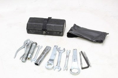 2011 KAWASAKI KLR650 OEM TOOL BOX W STOCK TOOLS OEM TOOL BAG KIT SET