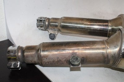 97-03 HONDA CBR1100XX OEM EXHAUST PIPE MUFFLER SLIP ON CAN SILENCER PAIR