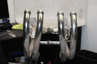 87-03 KAWASAKI VOYAGER XII OEM FULL EXHAUST SYSTEM MUFFLER