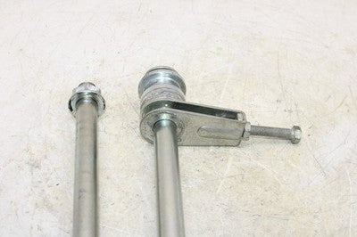 06-07 KAWASAKI NINJA 250R EX250F OEM REAR AXLE BACK WHEEL RIM PIVOT W BOLT AXEL