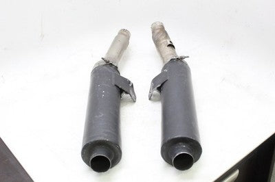 1992 KAWASAKI NINJA 600R ZX600C OEM EXHAUST PIPES MUFFLERS SLIP ON CAN SILENCER