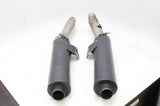 1992 KAWASAKI NINJA 600R ZX600C OEM EXHAUST PIPES MUFFLERS SLIP ON CAN SILENCER