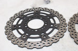 13-16 KAWASAKI NINJA 650 EX650F OEM FRONT LEFT RIGHT BRAKE ROTORS DISCS