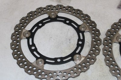 17-25 KAWASAKI NINJA 650 EX650 OEM FRONT LEFT RIGHT BRAKE ROTORS DISCS