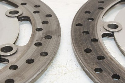 02-04 HONDA VTX1800C OEM FRONT LEFT RIGHT BRAKE ROTORS DISCS