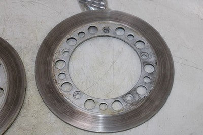 84-85 HONDA SHADOW 700 VT700C OEM FRONT LEFT RIGHT BRAKE ROTORS DISCS