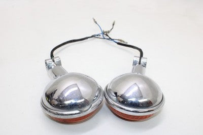 88-97 YAMAHA VIRAGO 750 XV750 OEM FRONT LEFT RIGHT TURN SIGNALS LIGHT INDICATORS