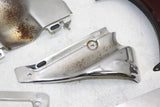 2004 HONDA SHADOW VLX 600 OEM FRONT UPPER FAIRING MISC COVERS BRACKETS