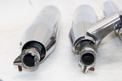 98-05 YAMAHA V STAR 650 XVS650A CLASSIC OEM FULL EXHAUST SYSTEM MUFFLERS