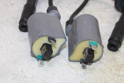 92-07 KAWASAKI NINJA 250R EX250F OEM IGNITION COILS COIL SPARK PLUG CAPS