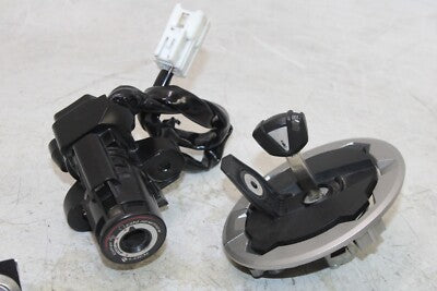 18-23 KAWASAKI NINJA 400 OEM IGNITION LOCK KEY SET W/ GAS CAP AND SEAT LOCK