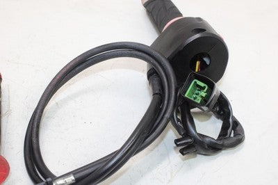 2019 KAWASAKI NINJA 400 EX400 OEM RIGHT CLIP ON HANDLE SWITCH  W GRIP PAIR