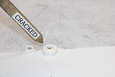 90-95 KAWASAKI KX250 OEM FRONT PLATE NUMBER COVER FAIRING COWL