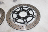01-06 SUZUKI KATANA 750 GSX750F OEM FRONT LEFT RIGHT BRAKE ROTORS DISCS