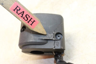 2007 KAWASAKI NINJA ZX6R ZX600P OEM LEFT CLIP ON HANDLE HORN SIGNALS SWITCH