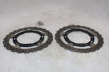 17-25 KAWASAKI NINJA 650 EX650 OEM FRONT LEFT RIGHT BRAKE ROTORS DISCS
