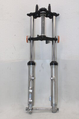 1980 SUZUKI GS250T OEM FRONT FORKS SHOCK SUSPENSION END COMPLETE TRIPLE TREE