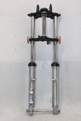 1980 SUZUKI GS250T OEM FRONT FORKS SHOCK SUSPENSION END COMPLETE TRIPLE TREE