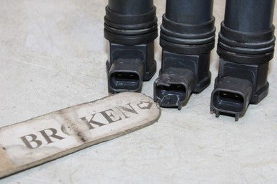 03-23 HONDA CBR600RR OEM IGNITION COILS COIL SPARK PLUG CAPS