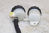 2004 TRIUMPH DAYTONA 600 OEM FRONT REAR BRAKE MASTER RESERVOIR TANK BOTTLE PAIR