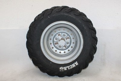 2001 HONDA RANCHER 350 TRX350FM 4X4 S OEM LEFT FRONT WHEEL RIM W TIRE