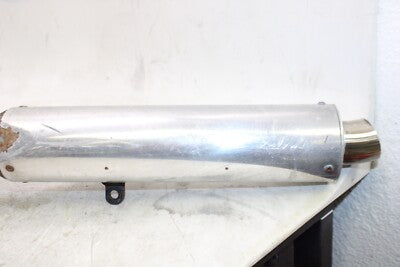 91-92 KAWASAKI NINJA ZX7 ZX750J OEM EXHAUST PIPE MUFFLER SLIP ON CAN SILENCER