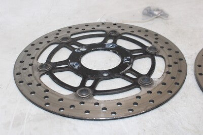 01-06 SUZUKI KATANA 750 GSX750F OEM FRONT LEFT RIGHT BRAKE ROTORS DISCS