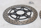 01-06 SUZUKI KATANA 750 GSX750F OEM FRONT LEFT RIGHT BRAKE ROTORS DISCS