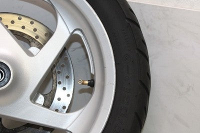 2006 YAMAHA MAJESTY 400 YP400 OEM FRONT WHEEL RIM W TIRE