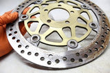 07-08 KAWASAKI ZZR600 ZX600J OEM FRONT LEFT RIGHT BRAKE ROTORS DISCS