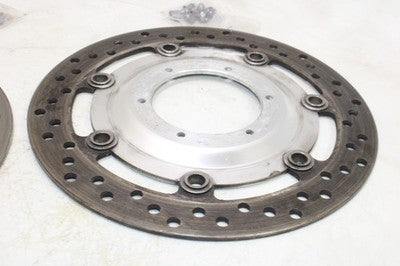 02-04 HONDA VTX1800C OEM FRONT LEFT RIGHT BRAKE ROTORS DISCS