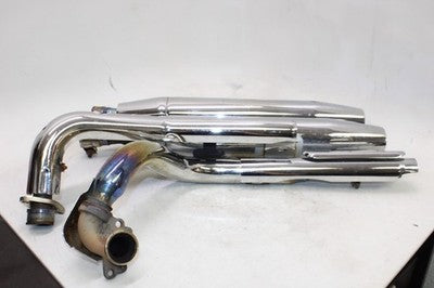 98-05 YAMAHA V STAR 650 XVS650A CLASSIC OEM FULL EXHAUST SYSTEM MUFFLERS