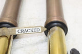01-02 SUZUKI GSXR 1000 OEM FRONT FORKS SHOCK SUSPENSION SET PAIR