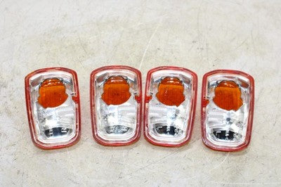 06-07 KAWASAKI NINJA 250R EX250F OEM RIGHT REAR TURN SIGNAL LENSE COVER SET