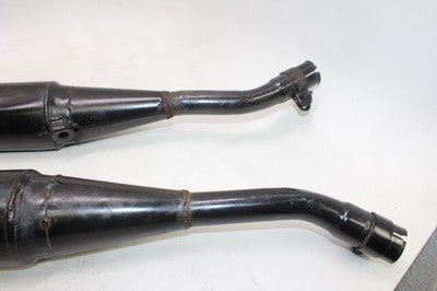 92-05 KAWASAKI NINJA 250R EX250F OEM EXHAUST PIPE MUFFLER SLIP ON CAN PAIR