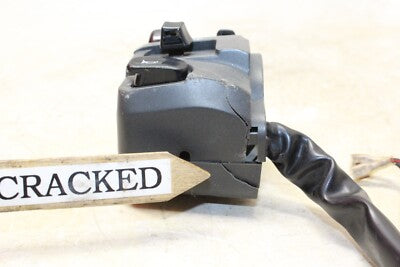 2007 KAWASAKI NINJA ZX6R ZX600P OEM LEFT CLIP ON HANDLE HORN SIGNALS SWITCH