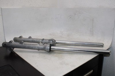 1984 HONDA SHADOW 700 VT700C OEM FRONT FORKS SHOCK SUSPENSION SET PAIR