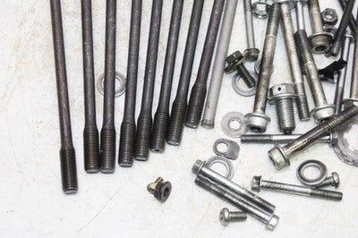 2008 SUZUKI SV650 OEM ENGINE MOUNTING BOLTS HARDWARE MOTOR SCREWS