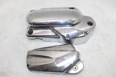 2002 YAMAHA V STAR 1100 XVS1100 OEM ENGINE SPROCKET COVER PAIR
