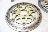 07-08 KAWASAKI ZZR600 ZX600J OEM FRONT LEFT RIGHT BRAKE ROTORS DISCS