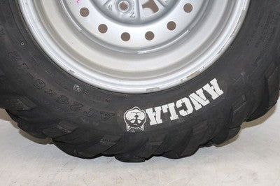 2001 HONDA RANCHER 350 TRX350FM 4X4 S OEM LEFT FRONT WHEEL RIM W TIRE