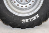 2001 HONDA RANCHER 350 TRX350FM 4X4 S OEM LEFT FRONT WHEEL RIM W TIRE