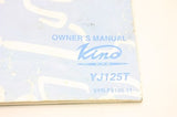 2005 YAMAHA VINO 125 YJ125 OEM ORIGINAL OWNERS MANUAL BOOK