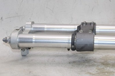 2003 DUCATI 999 OEM COMPLETE FRONT END FORKS SUSPENSION HANDLEBARS TRIPLE TREE