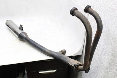 1994 SUZUKI KATANA 600 GSX600F OEM RIGHT EXHAUST PIPE MUFFLER SLIP ON SILENCER
