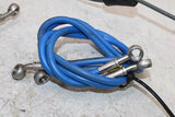 02-05 KAWASAKI ZZR1200 OEM FRONT REAR BACK BRAKE HOSE FLUID LINE SET