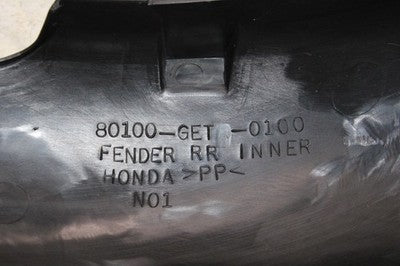 02-09 HONDA METROPOLITAN 50 CHF50 OEM REAR INNER WHEEL FENDER COWL FAIRING