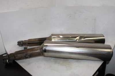 97-03 HONDA CBR1100XX OEM EXHAUST PIPE MUFFLER SLIP ON CAN SILENCER PAIR